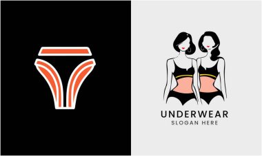 İç çamaşırı bayanının vektör sanatı