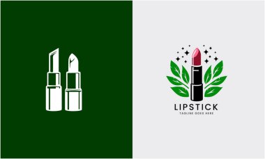 Ruj ve aynalı çizgi ikonu. doğrusal biçim işareti