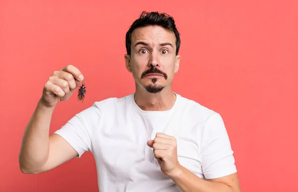 Adult Man Insects Pest Concept — Stock Photo, Image