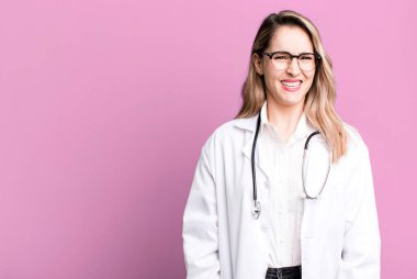 feeling puzzled and confused. medicine student or physician