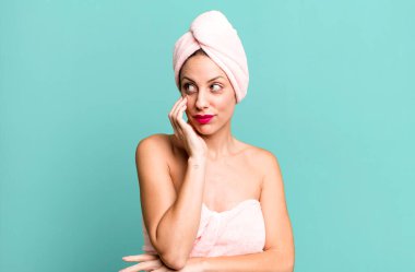 young pretty woman. beauty concept