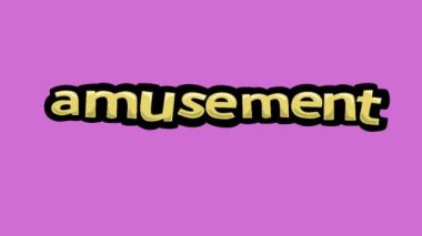 Pembe ekran animasyon videosu.