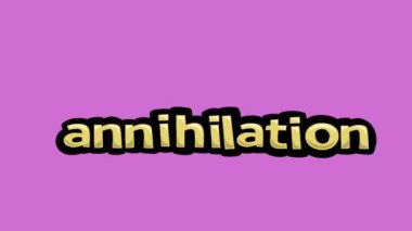 ANNIHILATION tarafından yazılmış pembe ekran animasyon videosu
