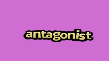 Pembe ekran animasyon videosu.