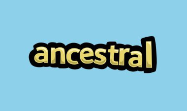 Mavi arkaplanda çok basit ve çok havalı bir vektör tasarımı var.