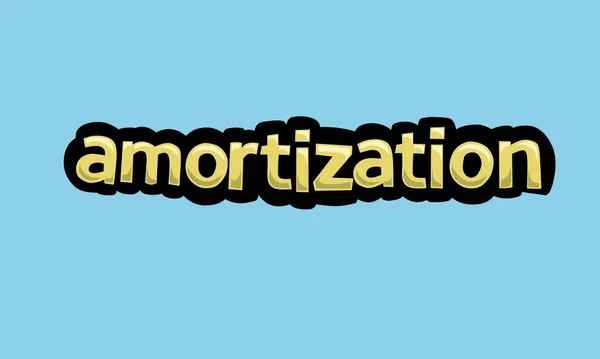 Amorization Γράφοντας Διανυσματικό Σχεδιασμό Ένα Μπλε Φόντο Πολύ Απλό Και — Διανυσματικό Αρχείο