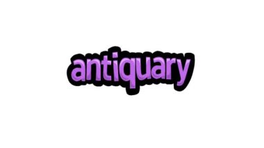 ANTIQuARY tarafından yazılan beyaz ekran animasyon videosu