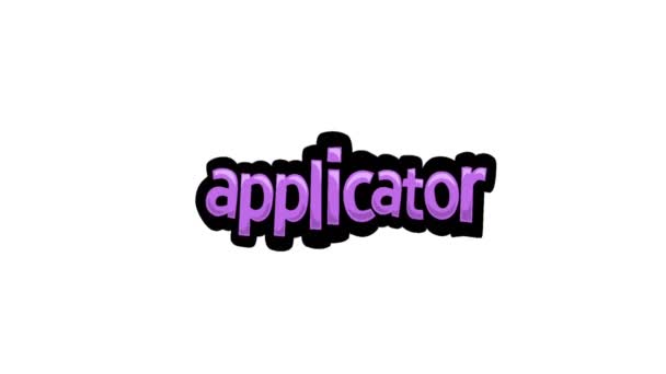 Έγγραφη Οθόνη Animation Video Applicator — Αρχείο Βίντεο