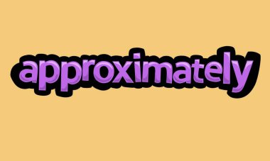 Sarı arkaplanda çok basit ve çok havalı bir vektör tasarımı yazılıyor.