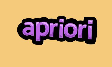 Sarı arkaplana vektör tasarımı yazmak çok basit ve çok havalı