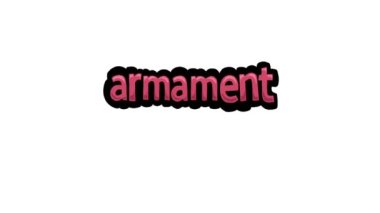 ARMAMENT tarafından yazılan beyaz ekran animasyon videosu