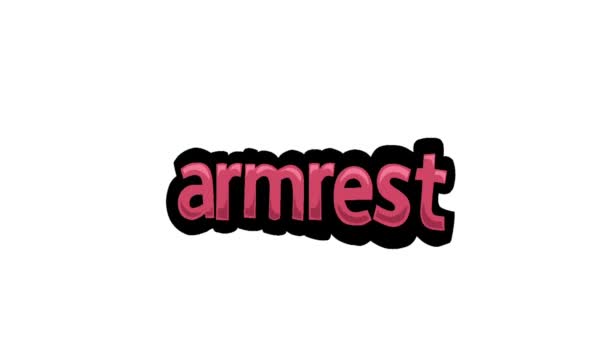 Armrest 화이트 스크린 애니메이션 비디오 — 비디오