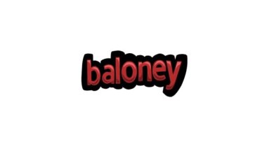 BalonEY yazılı beyaz ekran animasyon videosu