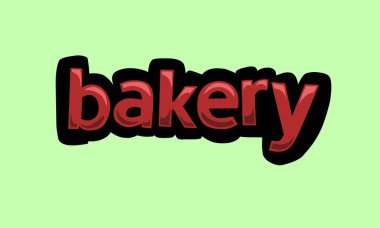 Green screen animation video written bakery very cool and very simple