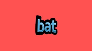 BAT yazılı kırmızı ekran animasyon videosu