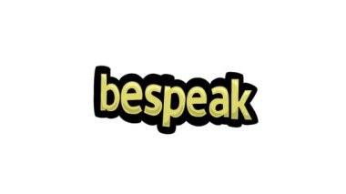 BESPEAK yazılı beyaz ekran animasyon videosu