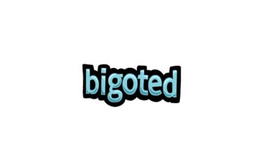 BIGOTED tarafından yazılmış beyaz ekran animasyon videosu