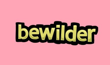 Pembe arka planda çok basit ve çok havalı bir vektör tasarımı.