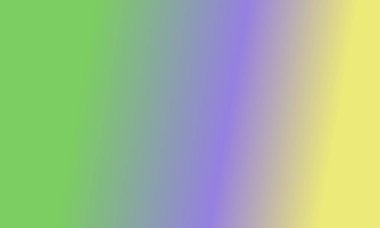Basit yeşil, mor ve sarı gradyan renk çizimi arka planı