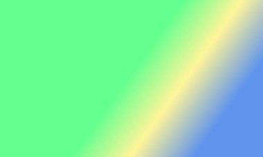 Basit yeşil, mavi ve sarı gradyan renk çizimi arka planı tasarla.