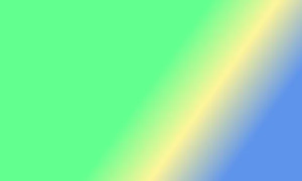 Дизайн Простой Зеленой Синей Желтой Цветовой Иллюстрации Фон Крутой — стоковое фото