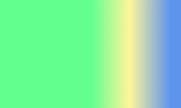 Design simple green, blue and yellow gradient color illustration background very cool
