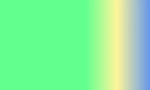 Дизайн Простой Зеленой Синей Желтой Цветовой Иллюстрации Фон Крутой — стоковое фото