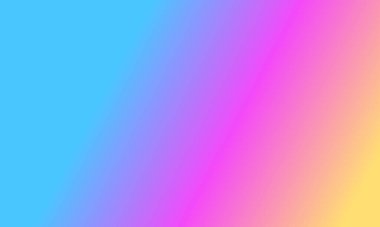 Basit pembe, mavi ve sarı gradyan renk çizimi arka planı tasarla.