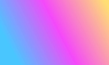 Basit pembe, mavi ve sarı gradyan renk çizimi arka planı tasarla.