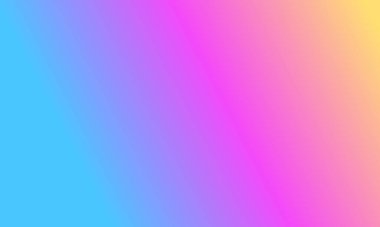 Basit pembe, mavi ve sarı gradyan renk çizimi arka planı tasarla.