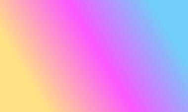 Basit pembe, mavi ve sarı gradyan renk çizimi arka planı tasarla.