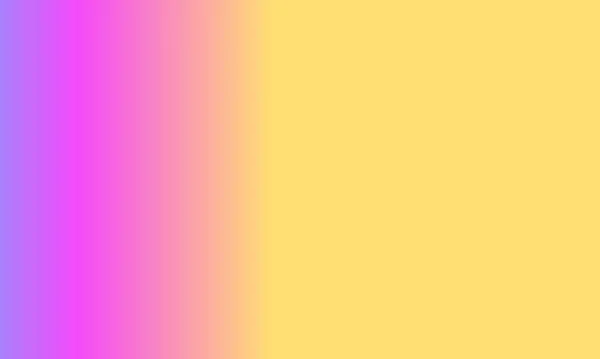 设计简单的粉色 蓝色和黄色渐变色插图背景非常酷 — 图库照片