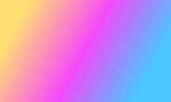 Design Semplice Rosa Blu Giallo Gradiente Colore Illustrazione Sfondo Molto — Foto Stock