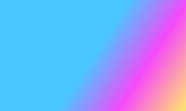 Ontwerp Eenvoudige Roze Blauw Geel Verloop Kleur Illustratie Achtergrond Zeer — Stockfoto