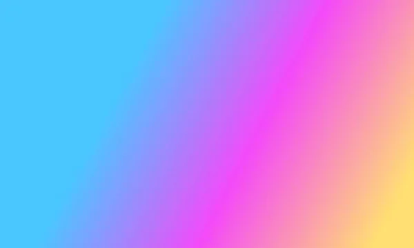 Design simple pink,blue and yellow gradient color illustration background very cool