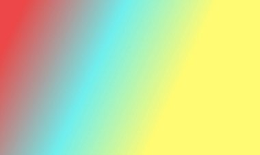 Basit bir kırmızı, mavi ve sarı gradyan renk çizimi tasarla.