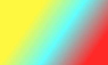 Basit bir kırmızı, mavi ve sarı gradyan renk çizimi tasarla.