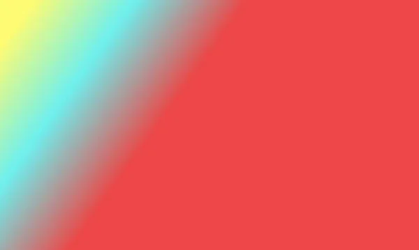 Design simple red,blue and yellow gradient color illustration background very cool