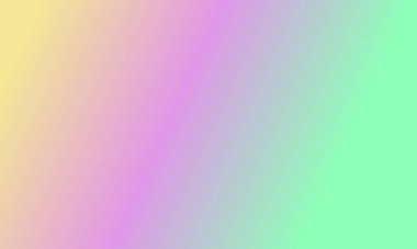 Basit pembe, sarı ve yeşil gradyan renk çizimi arka planı tasarla.