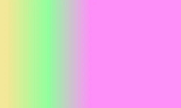 Σχεδιασμός Απλό Ροζ Κίτρινο Και Πράσινο Χρώμα Κλίση Εικονογράφηση Φόντο — Φωτογραφία Αρχείου