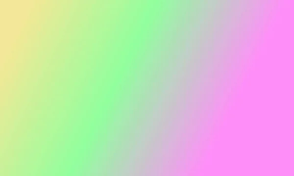 Design simple pink,yellow and green gradient color illustration background very cool