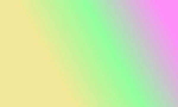 Ontwerp Eenvoudige Roze Geel Groen Verloop Kleur Illustratie Achtergrond Zeer — Stockfoto