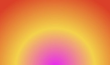 Basit pembe, sarı ve kırmızı gradyan renk çizimi arka planı tasarla.