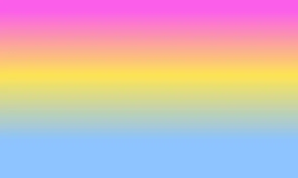 Design Simple Blue Yellow Pink Gradient Color Illustration Background Very — Stock Photo, Image
