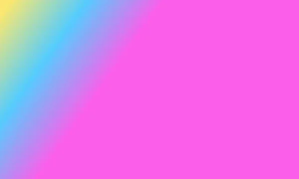 Design Semplice Blu Giallo Rosa Gradiente Colore Illustrazione Sfondo Molto — Foto Stock