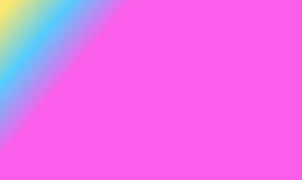 Design Semplice Blu Giallo Rosa Gradiente Colore Illustrazione Sfondo Molto — Foto Stock