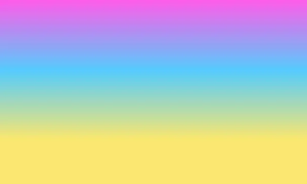 Design Simple Blue Yellow Pink Gradient Color Illustration Background Very — Stock Photo, Image