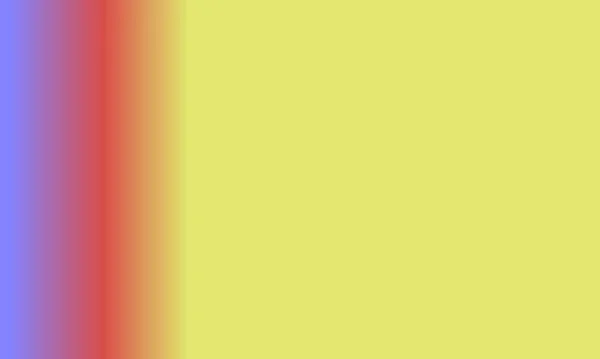 Projekt Prosty Niebieski Żółty Czerwony Gradientowy Kolor Ilustracja Tło Bardzo — Zdjęcie stockowe
