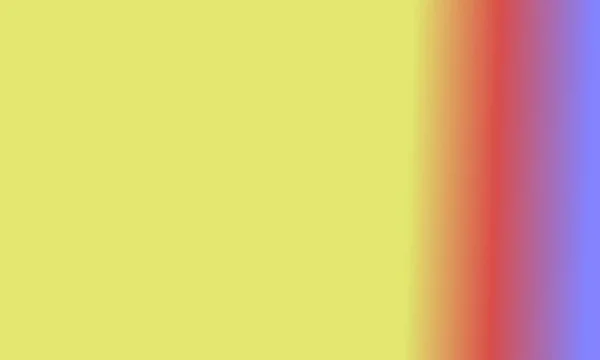 Projekt Prosty Niebieski Żółty Czerwony Gradientowy Kolor Ilustracja Tło Bardzo — Zdjęcie stockowe
