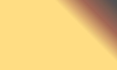 Basit bir sarı, gri ve kahverengi gradyan renk çizimi tasarla.